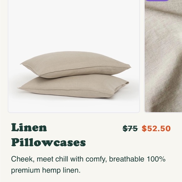 *~BUFFY~* Linen Duvet Cover and Pillowcases! - Picture 5 of 5